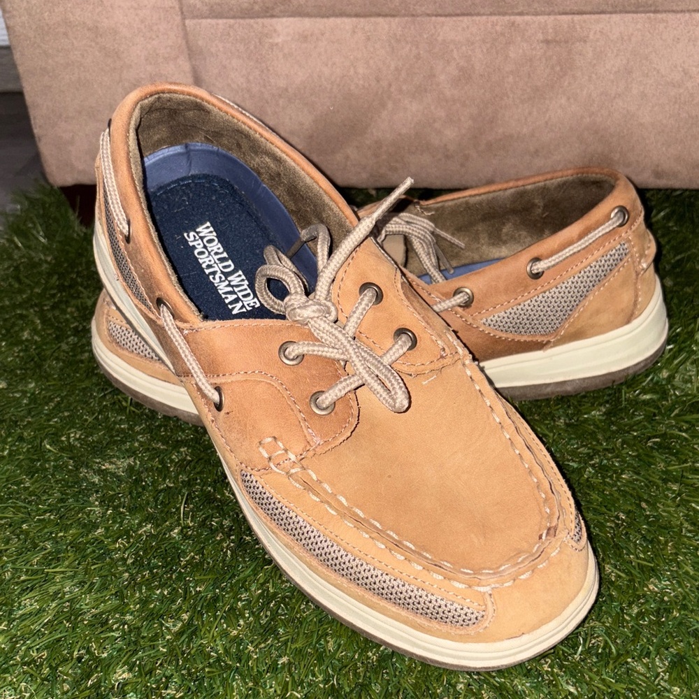 Bass Pro Shops Tan Boat Shoes